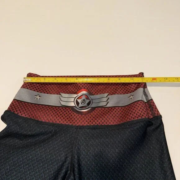 Drakon Captain America Leggings Workout Compression Womens One Size Thick Marvel - Picture 11 of 11